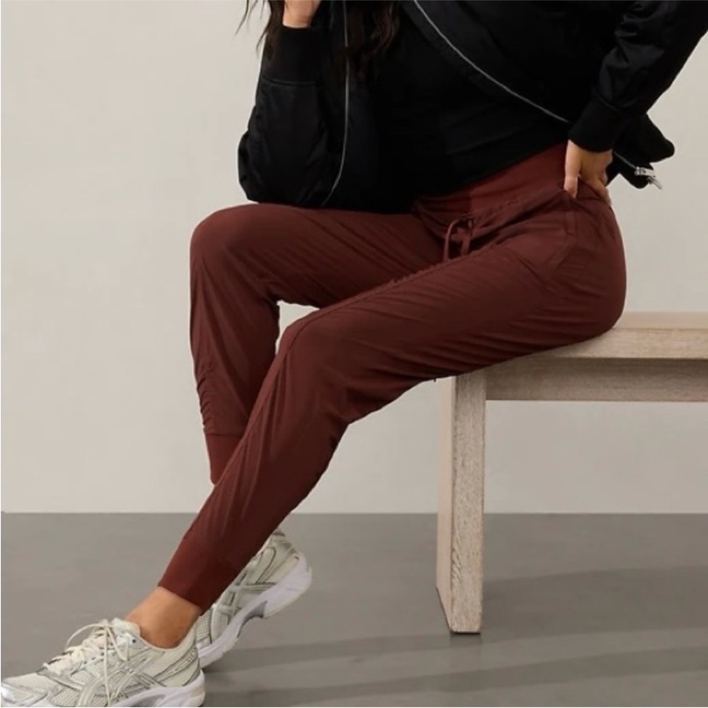 Athleta Trekkie North Jogger Pants, Cattail Brown, Size 2 - Picture 3 of 10